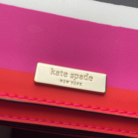 👛 KATE SPADE Laurel Way, Bonita stripe multi Crossbody bag  - New with tags - Picture 3 of 15